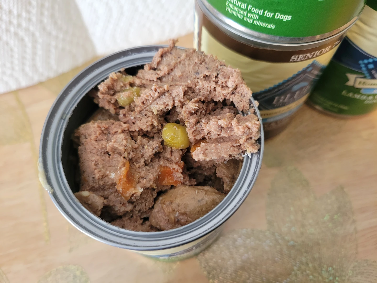 6 cans senior dog food, expired 2028 - photo 2