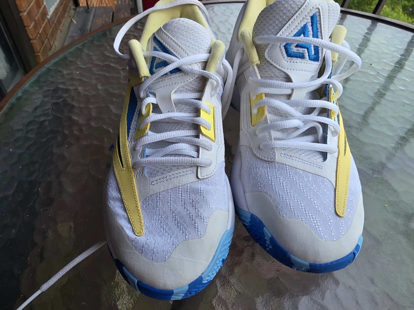 Nike Giannis Immortality 2 Shoes White/Blue/Yellow - photo 3
