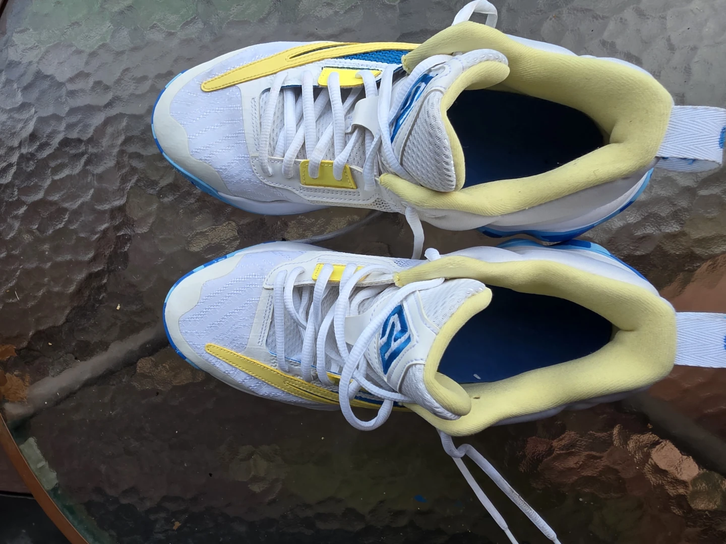 Nike Giannis Immortality 2 Shoes White/Blue/Yellow - photo 4