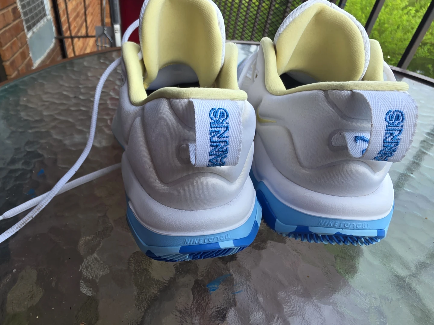 Nike Giannis Immortality 2 Shoes White/Blue/Yellow - photo 5