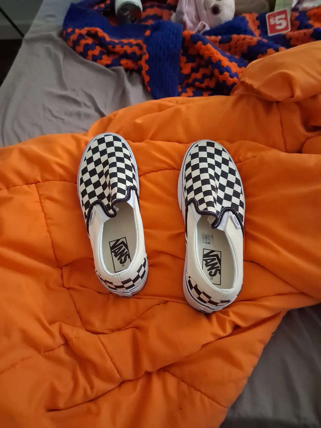 Vans Checkerboard Slip-On Shoes