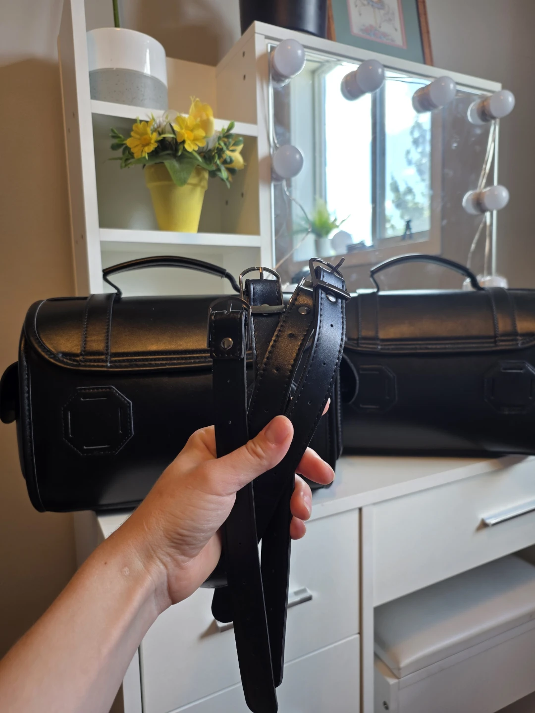 ​Black Motorcycle Saddlebags - Pair - photo 3