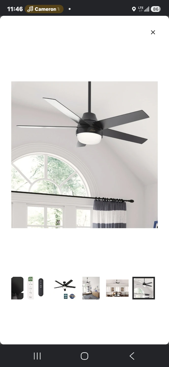 Hunter 50" Ceiling Fan - photo 5