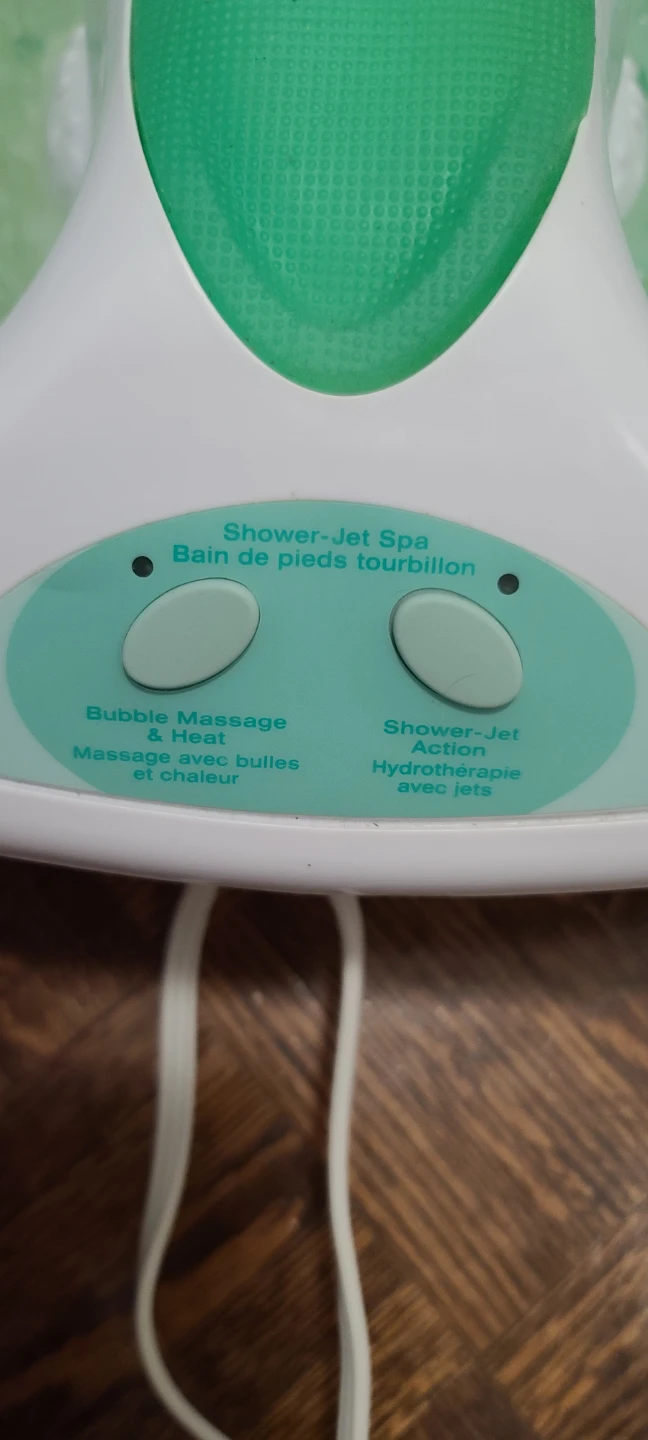 HoMedics ShowerBliss Jet Therapy Footspa HL-400 with Heat - photo 3