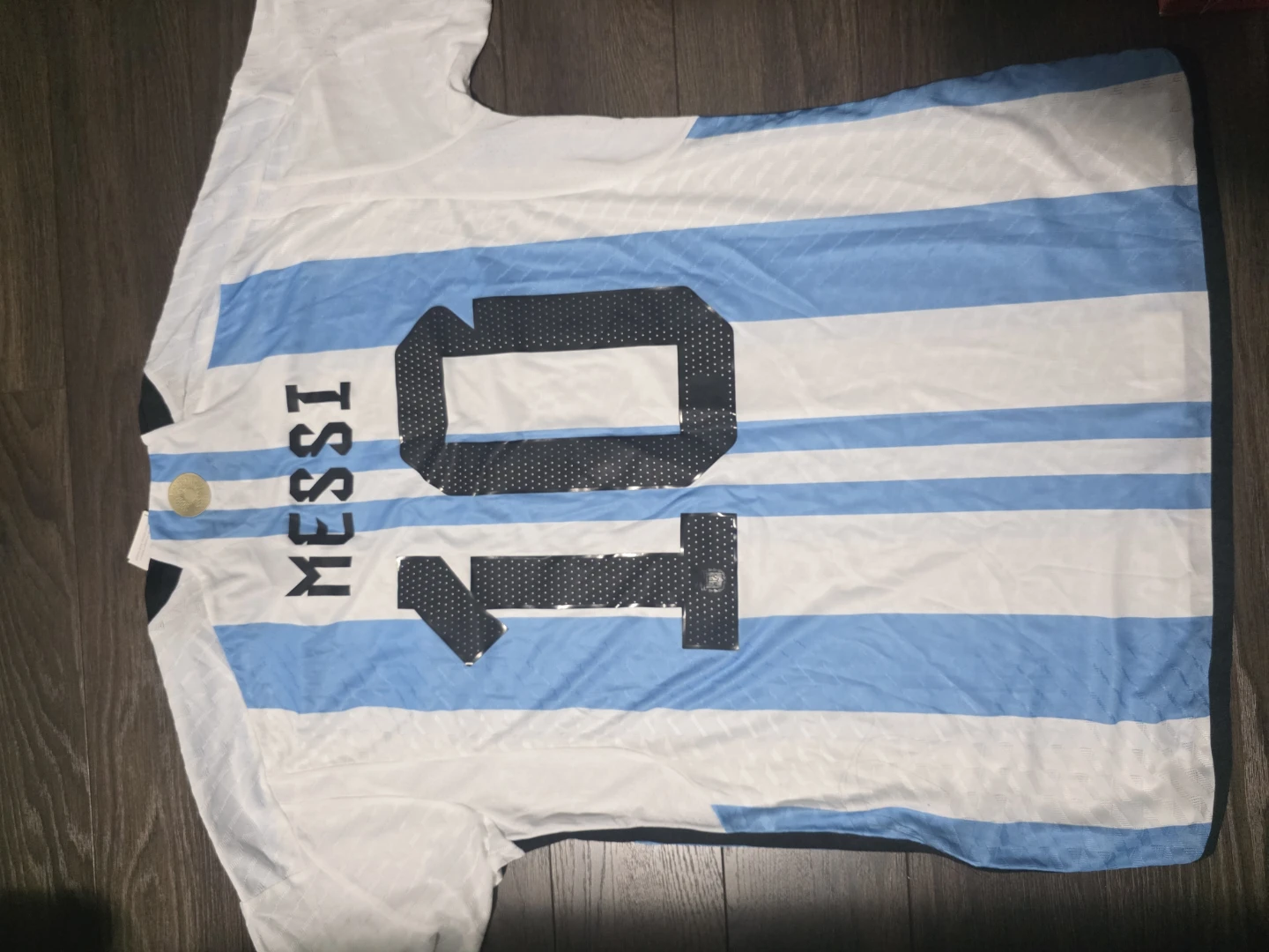 Adidas Argentina AFA 2 star Messi 10 Soccer Jersey - photo 2