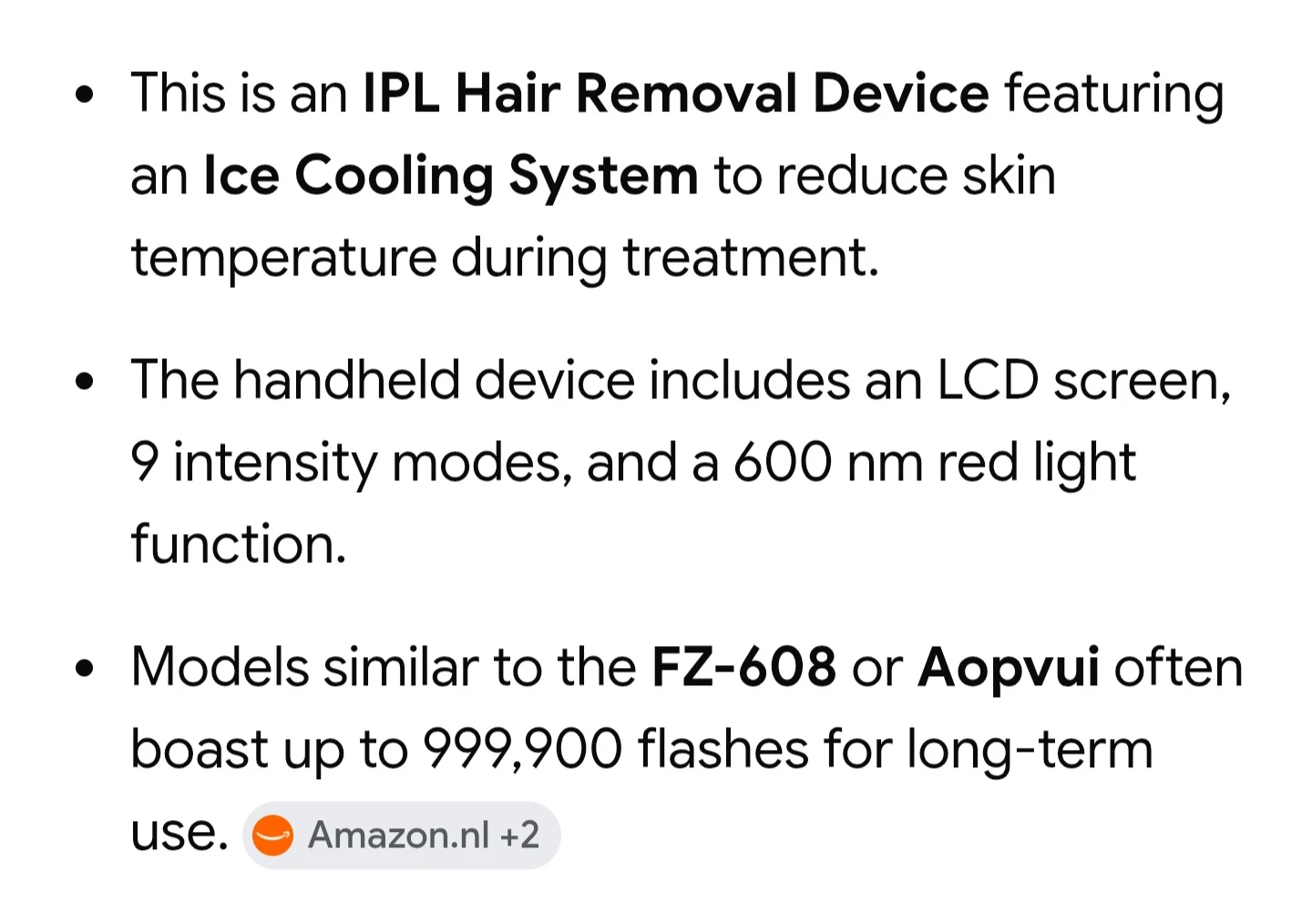 New Hand-held IPL Hair Removal Device - photo 4
