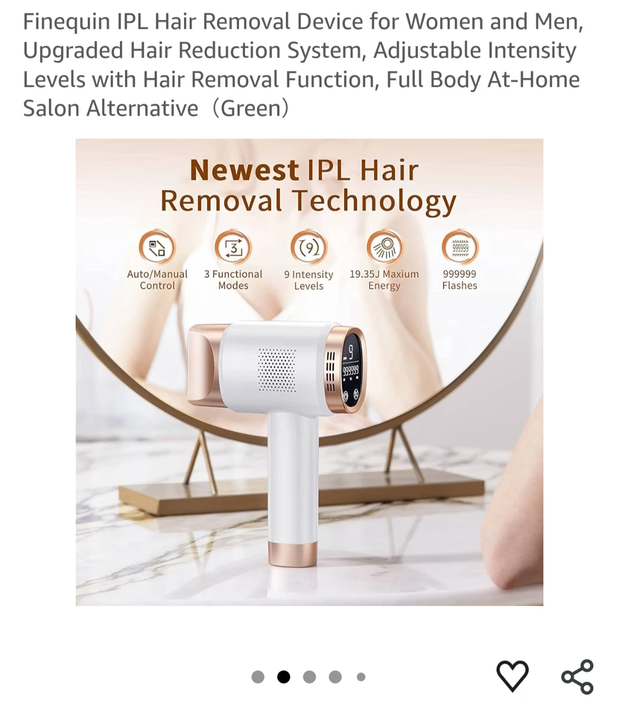 New Hand-held IPL Hair Removal Device - photo 5