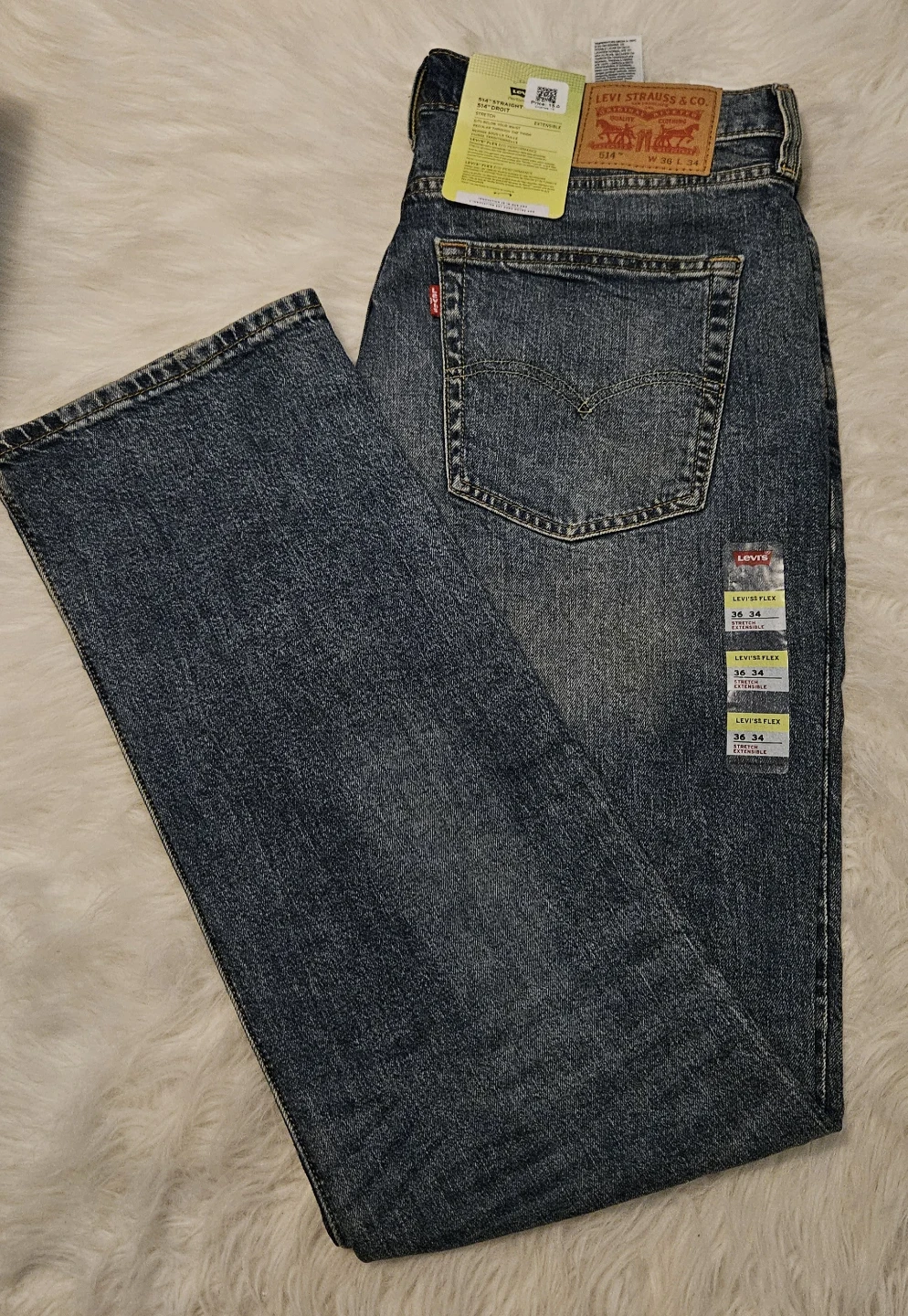 Levi's 514 Straight Fit Jeans Strecth 36x34 - photo 2