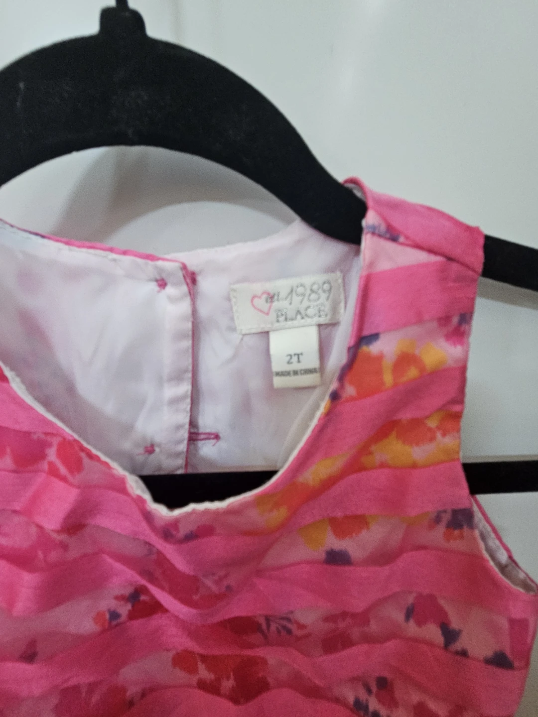 The Children's Place Pink Floral Dress Size 2T - photo 2