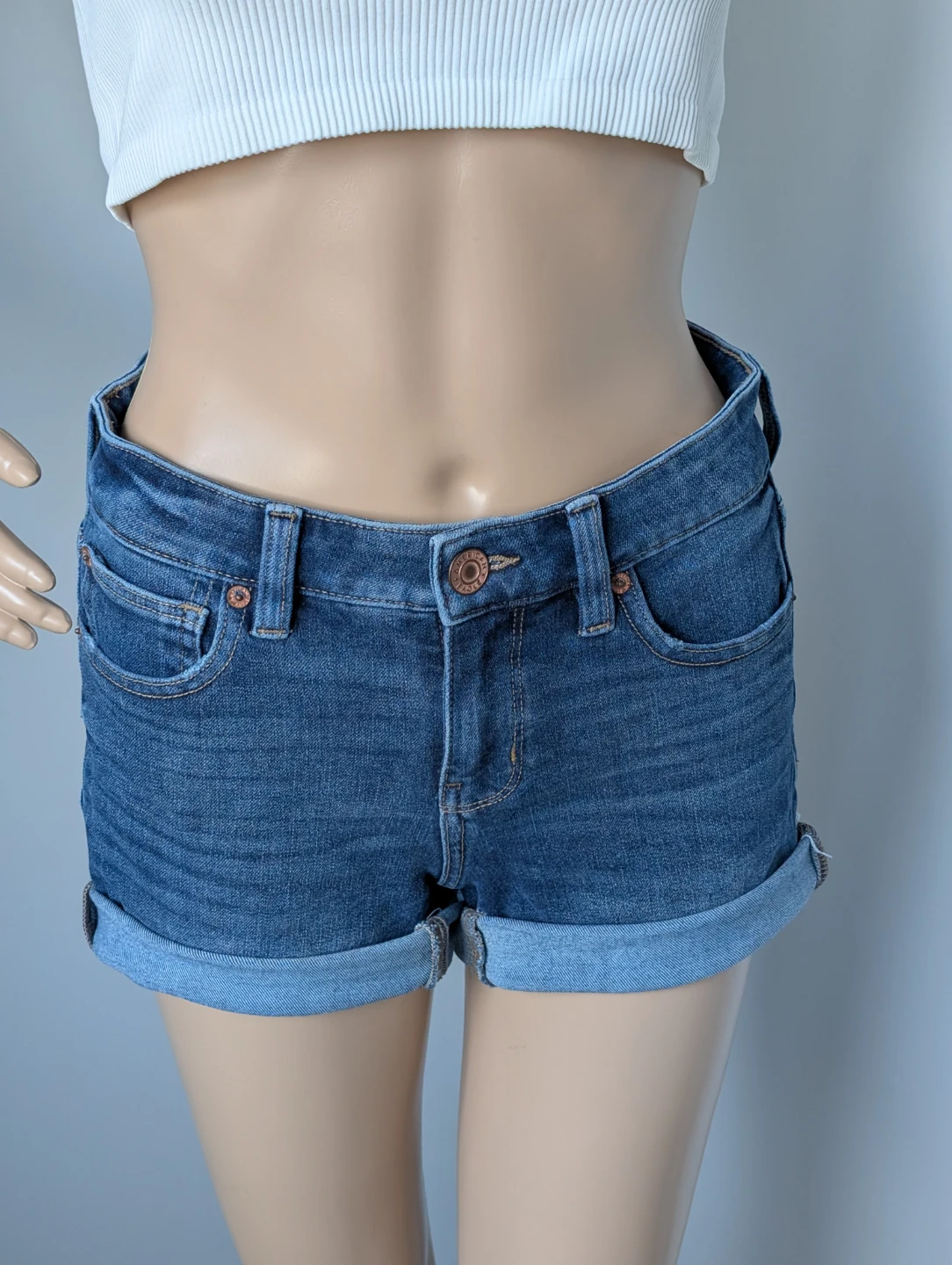 American Eagle "The Dream Short" Women's Mid Rise Denim Shorts - photo 3