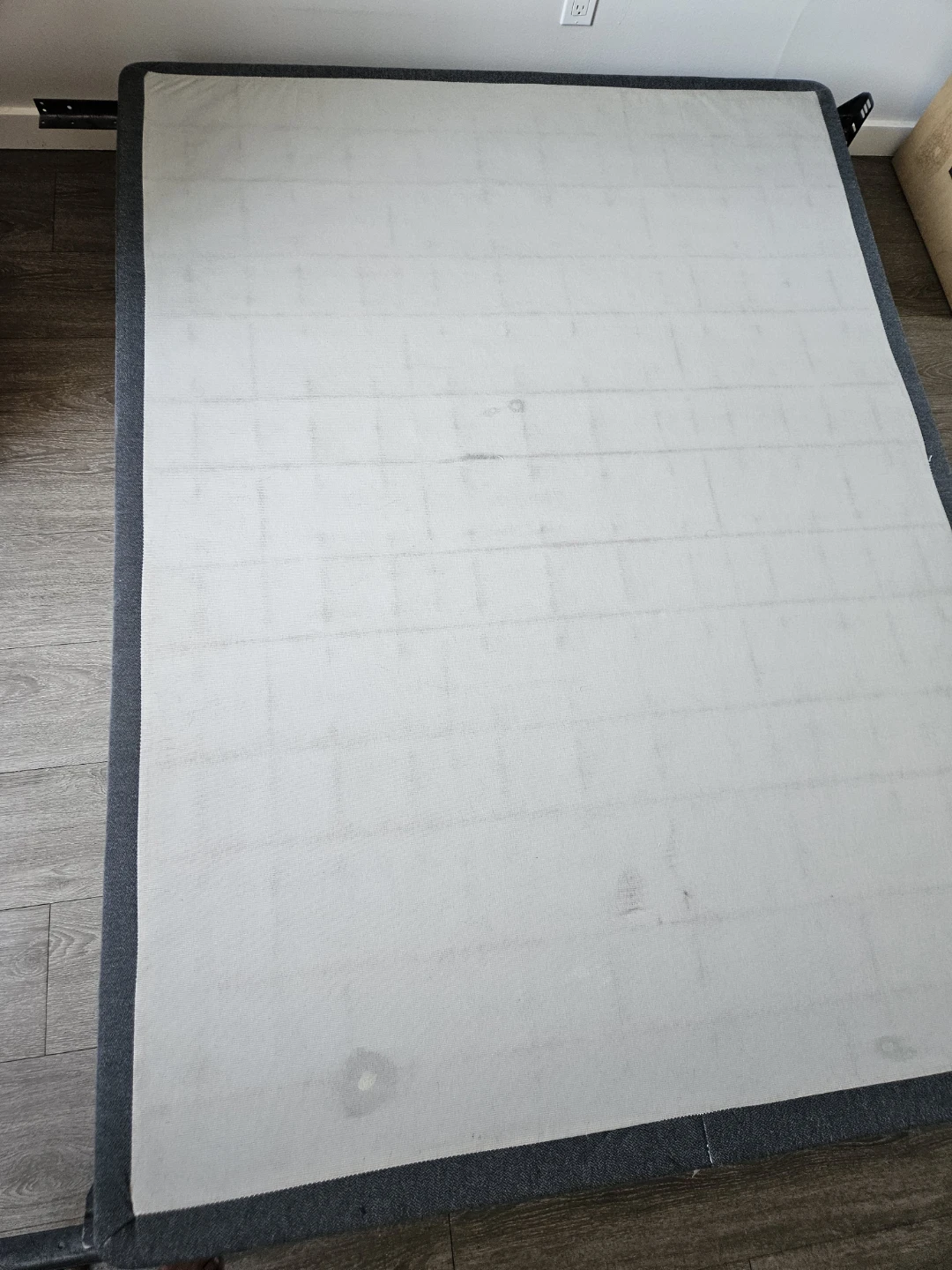 Queen Box Spring and Metal Bed Frame - photo 4