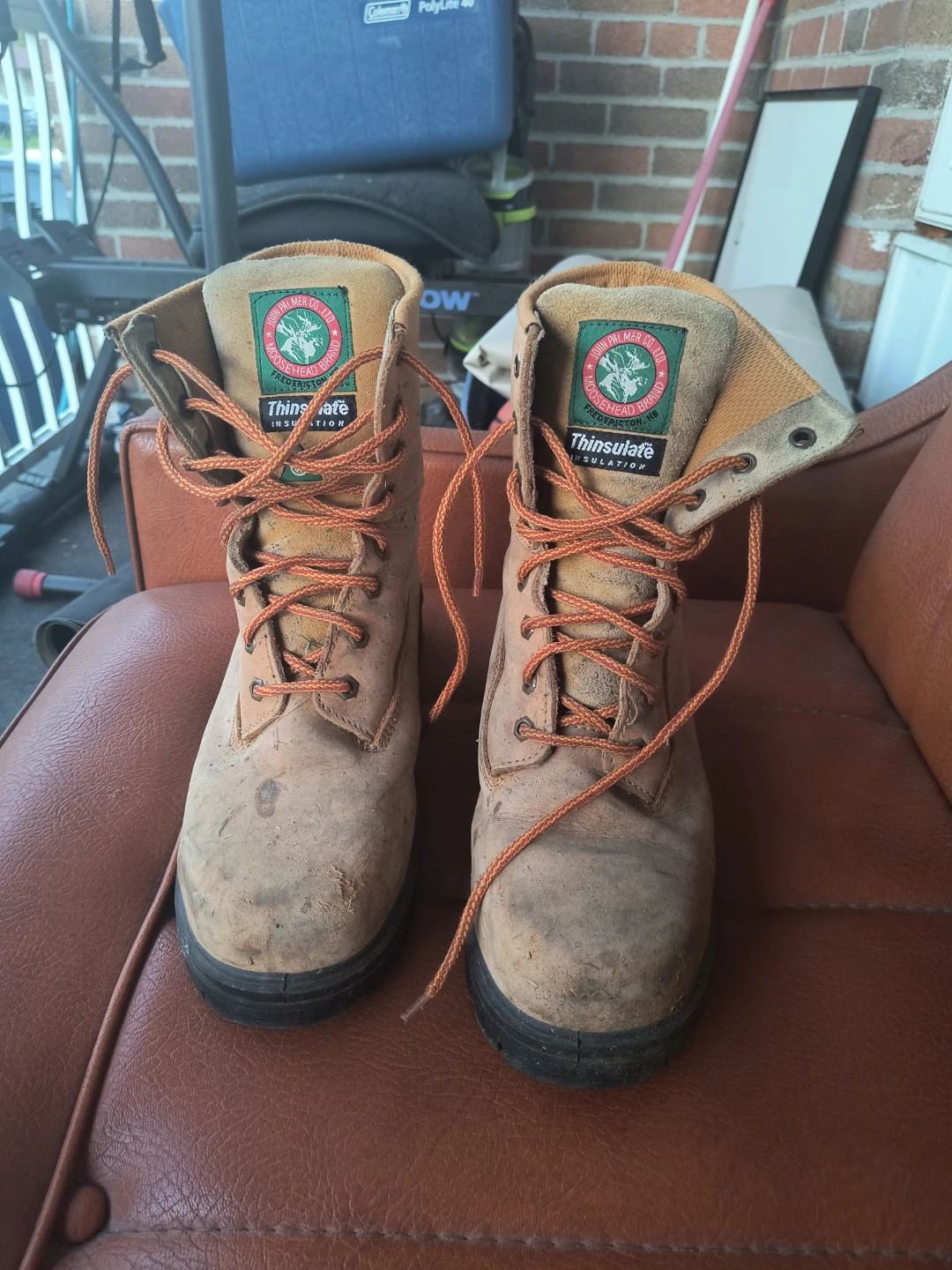 Men's Size 10 Work Boots - Composite Toe