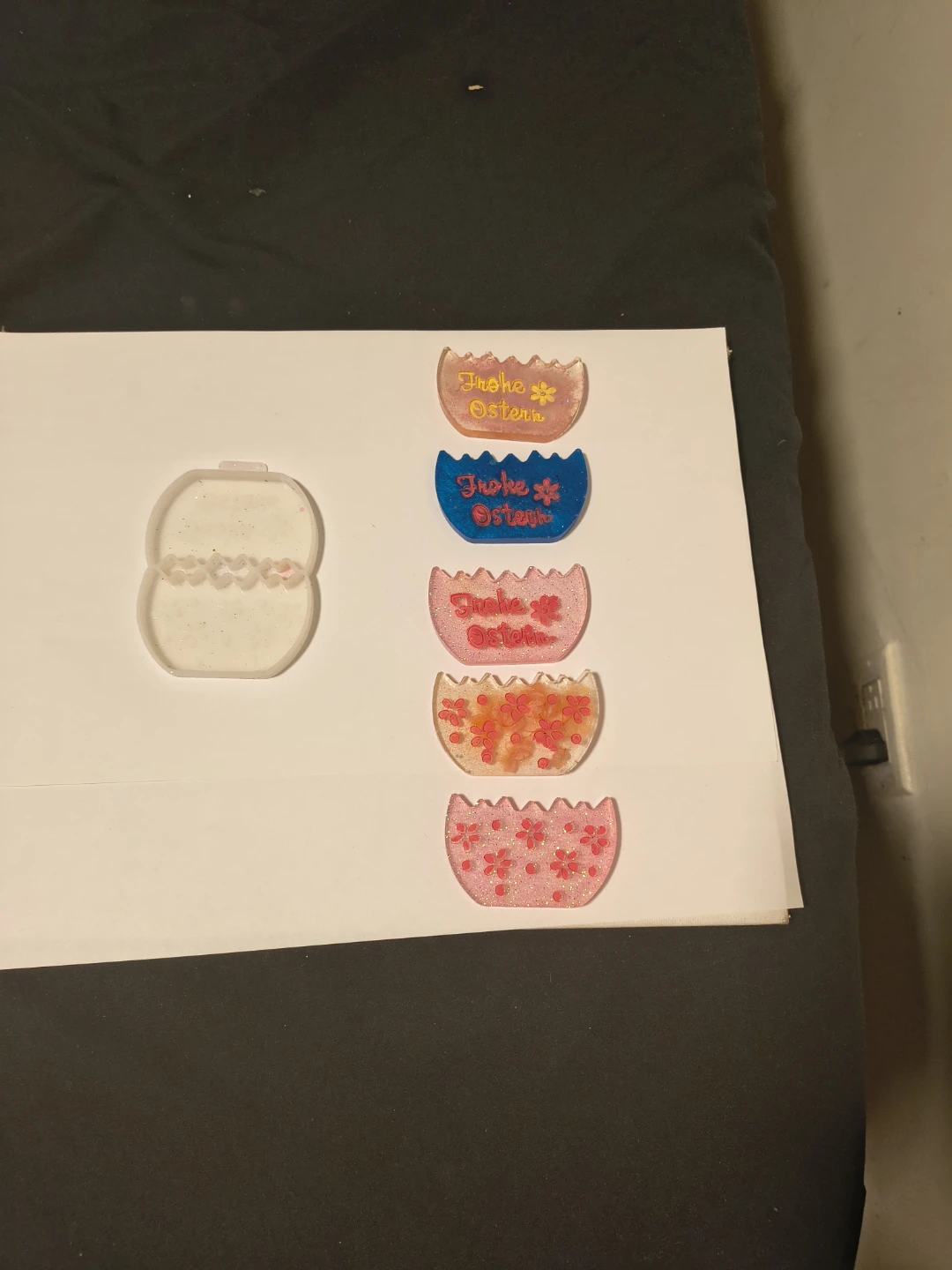 Handmade Resin Easter Charms