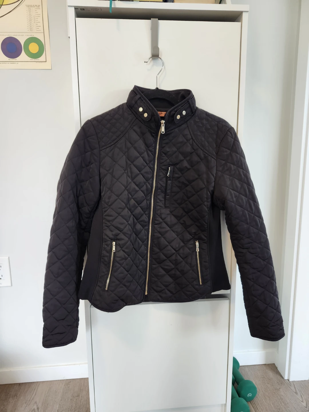 Zara Woman Quilted Bomber Jacket