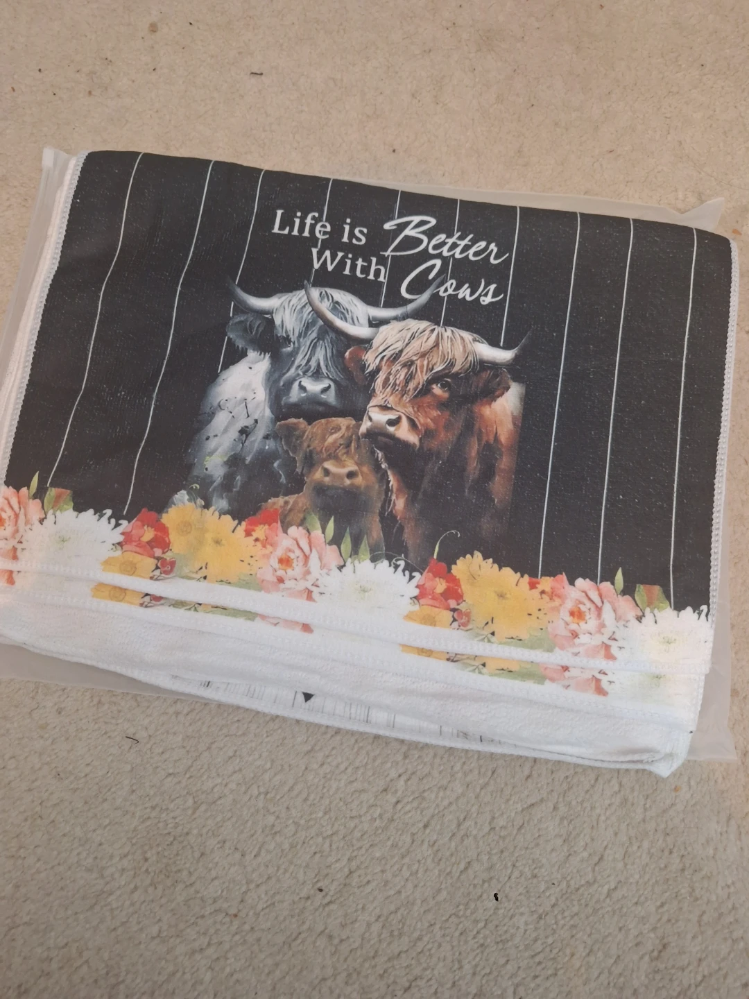 NEW Highland Cow Kitchen Towels - photo 4