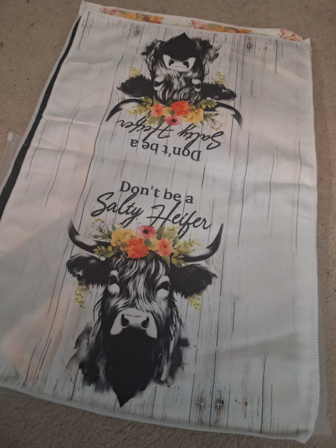 NEW Highland Cow Kitchen Towels - photo 5