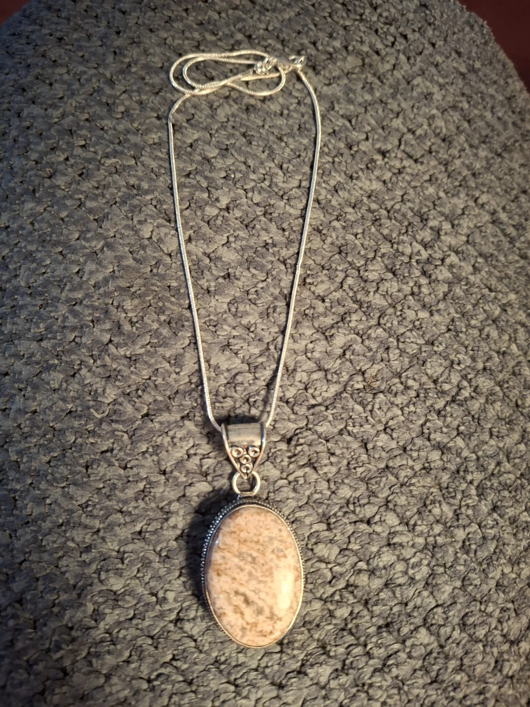 Sterling Silver Agate Necklace - photo 2