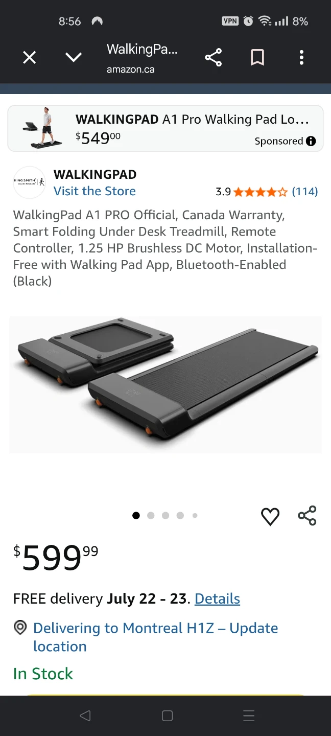 Walkingpad WPA1F 2019