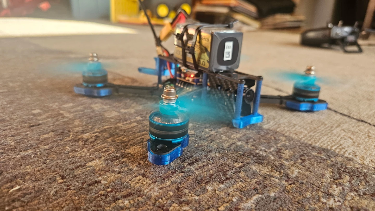 Custom FPV Drone with Battery and spare camera