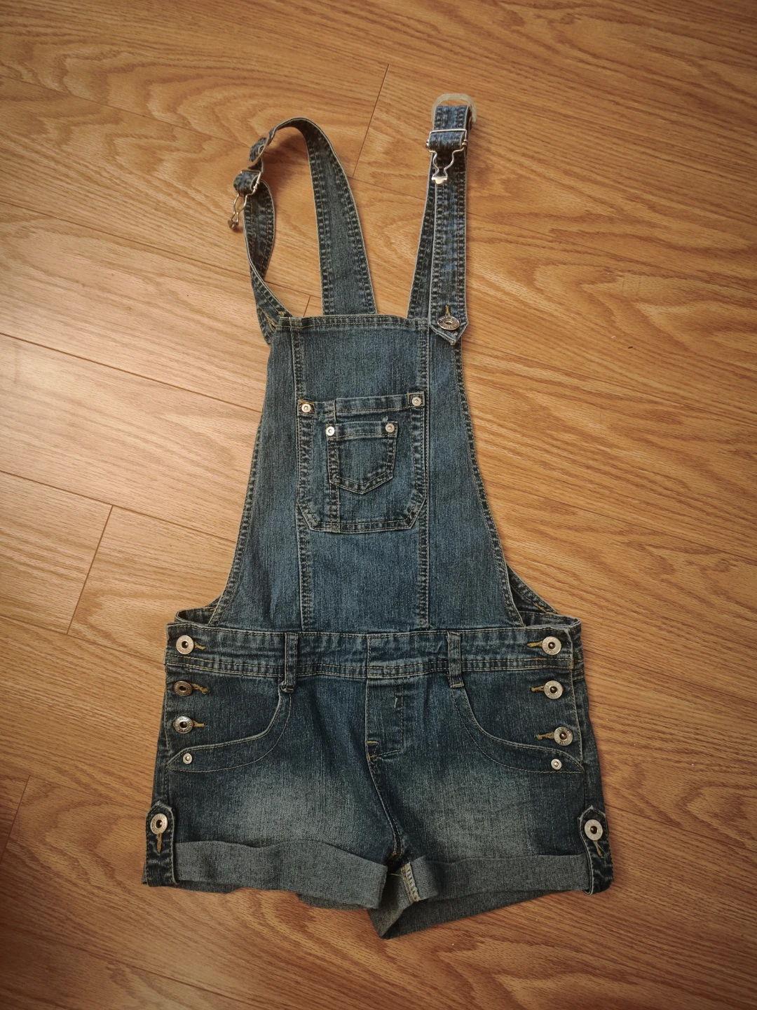 Parisian Limited Edition Denim Overalls Shorts