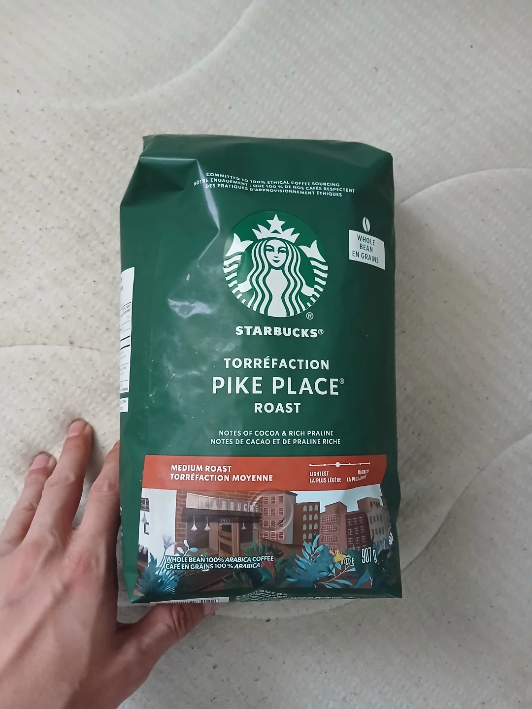 Starbucks Pike Place Roast Whole Bean Coffee