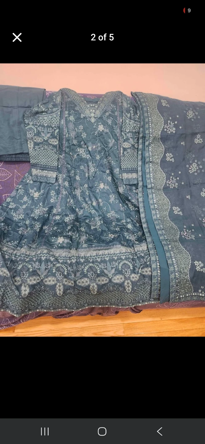 Baroque Embroidered luxury  Lawn Suit - photo 2