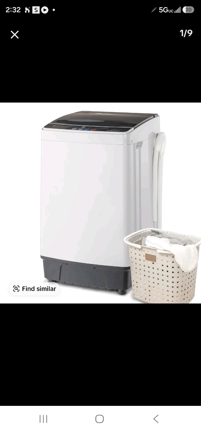 Compact Portable Washing Machine with Spin Dryer - photo 2
