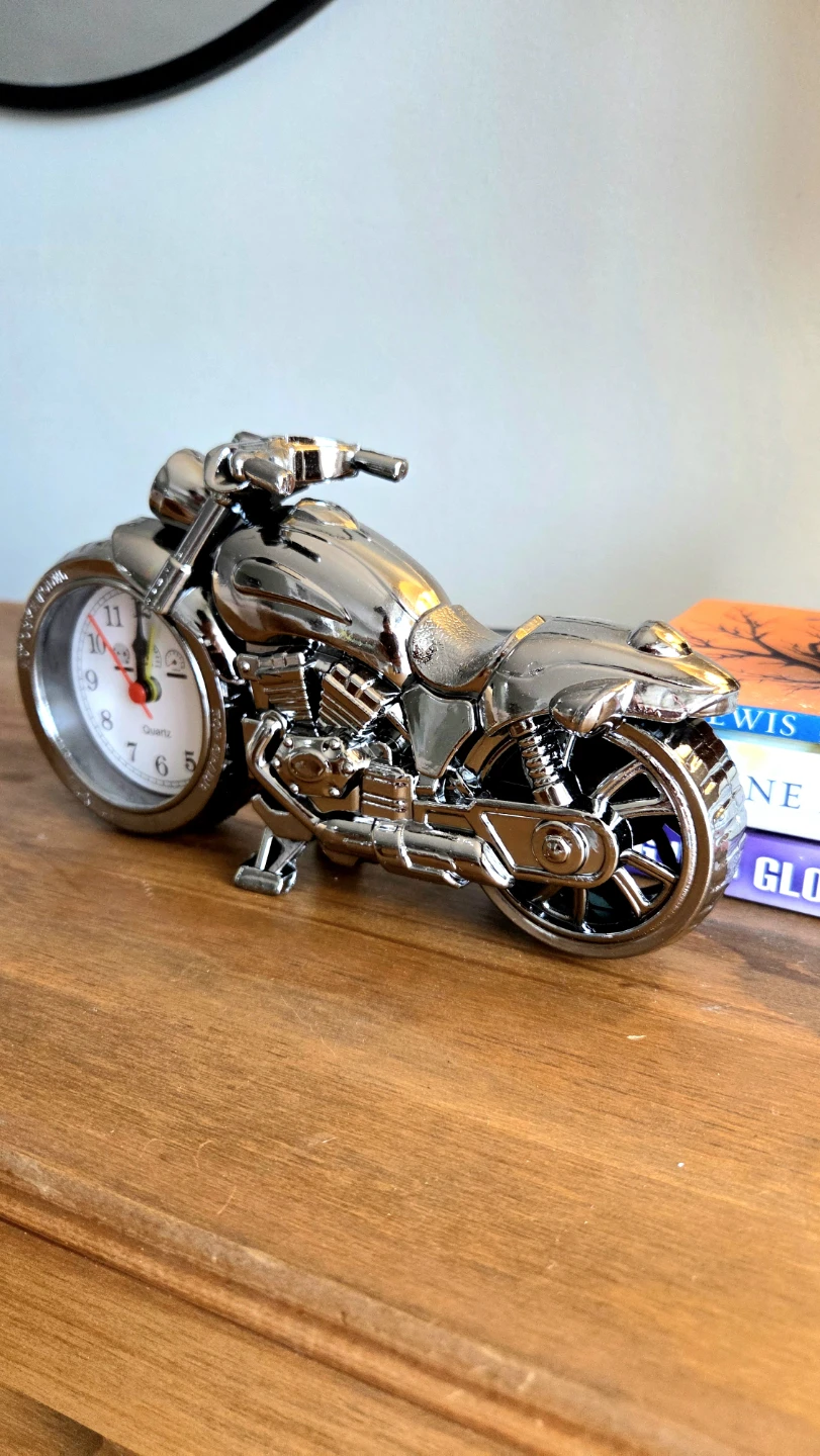 Vintage Motorcycle Alarm Clock *new - photo 3