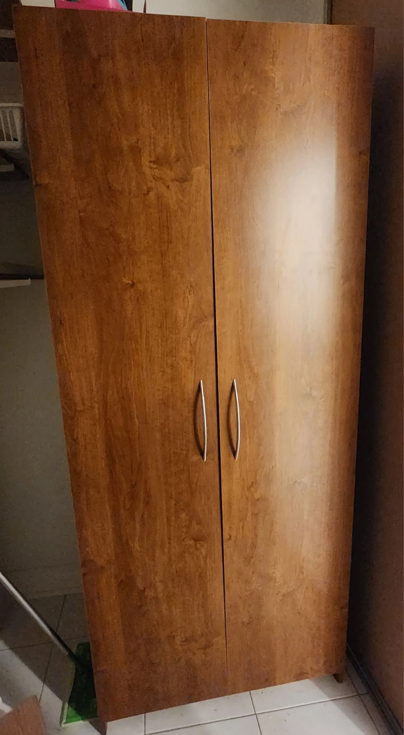 Wooden Wardrobe with Double Doors