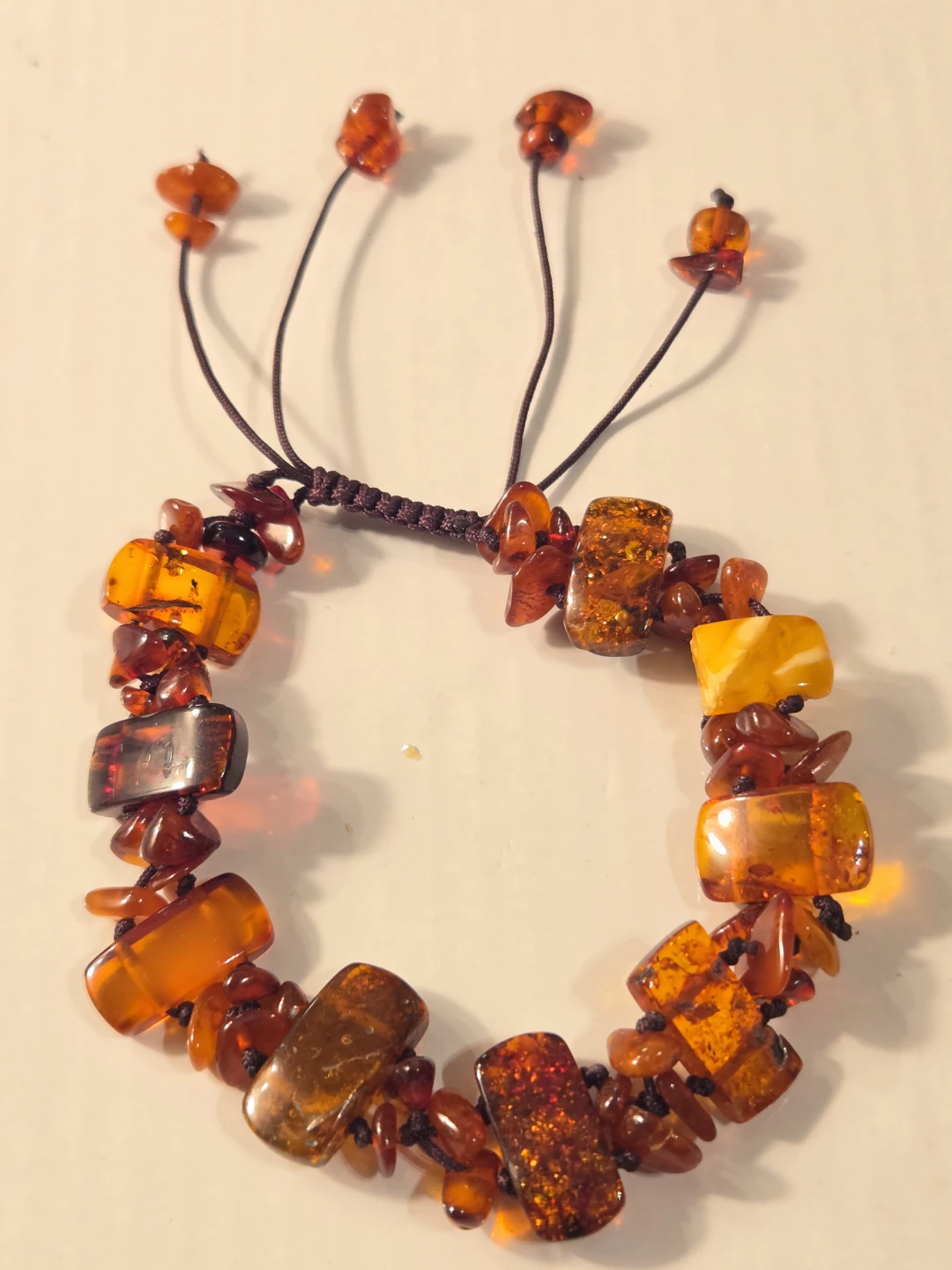 Amber Bead Bracelet - photo 2