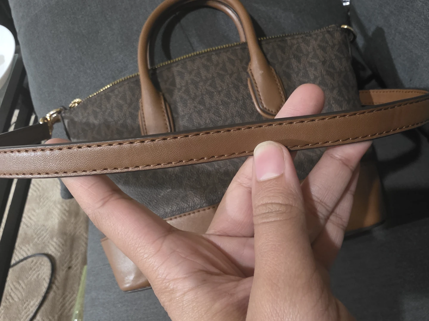 Michael Kors Brown Signature Satchel Bag - photo 3