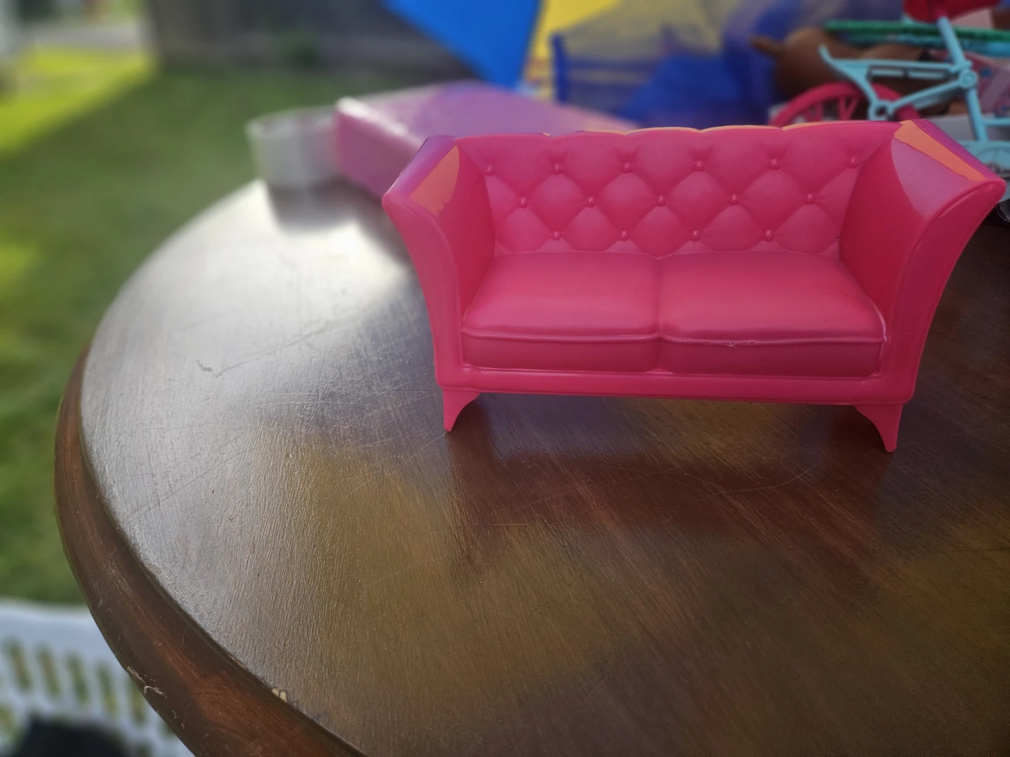 Hot Pink Doll Sofa