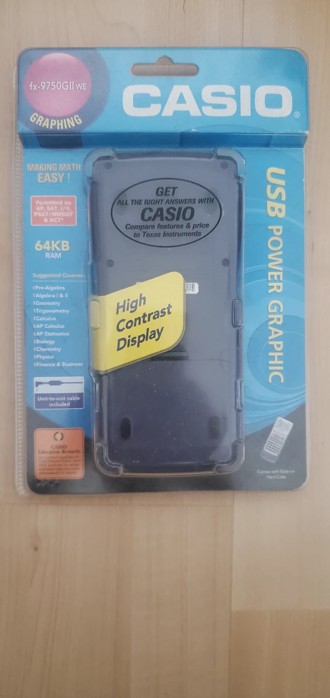 Casio fx-9750GII WE Graphing Calculator