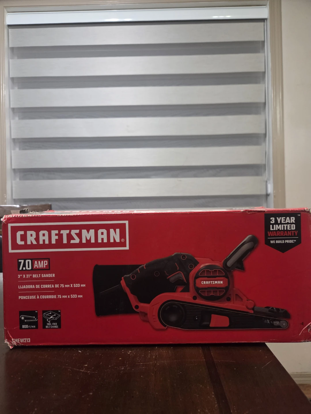 Craftsman 7.0 AMP 3" x 21" Belt Sander