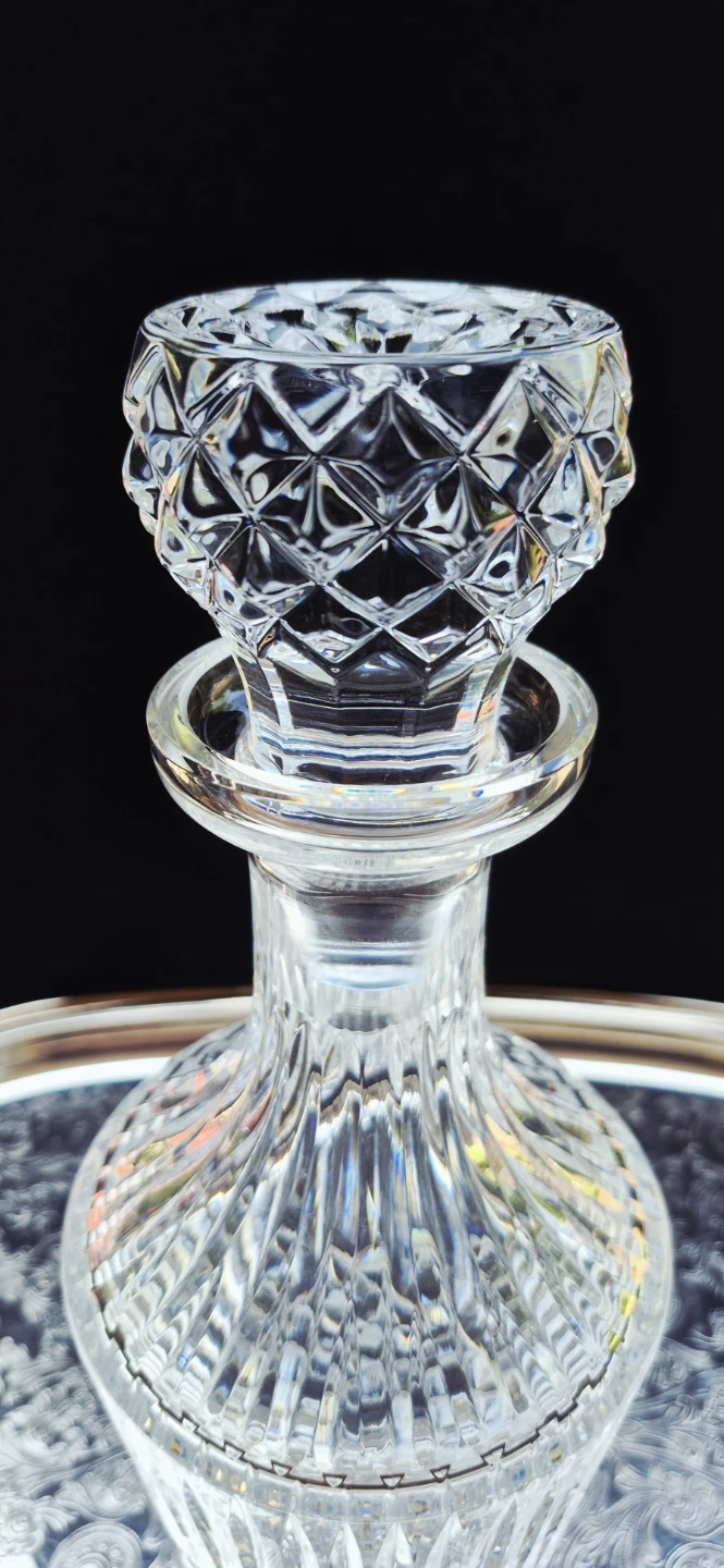 Crystal Waterford Decanter and Tumbler Set. No original stopper - photo 4