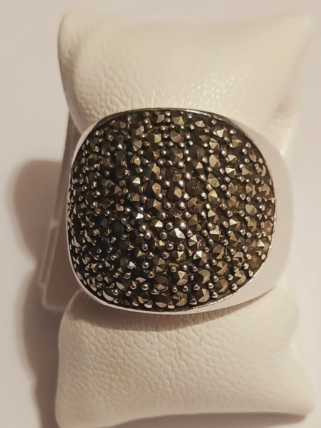 Stunning Sterling Silver 925 Marcasites Ring. 8.