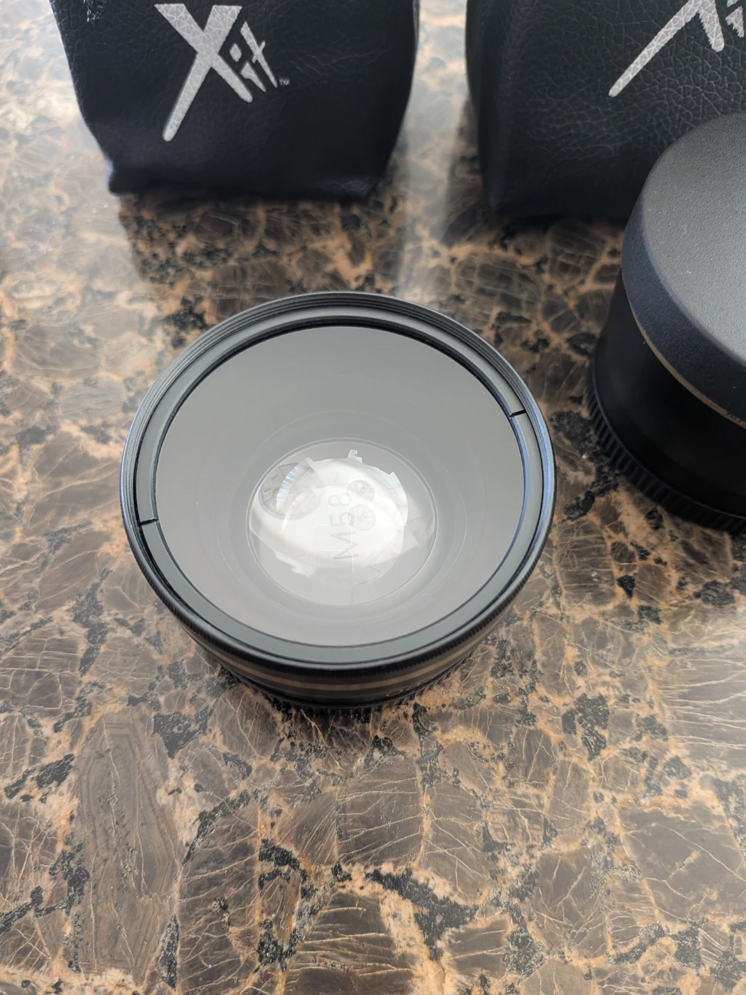 Camera lenses - Xit lens extenders 58mm with leather pouches - photo 5