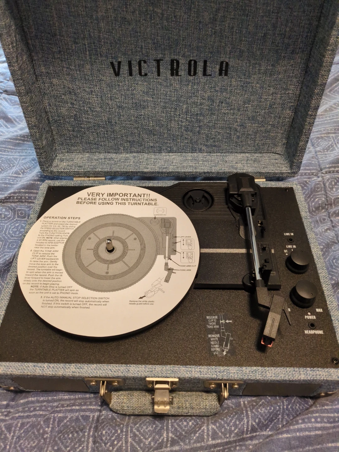 Victrola Suitcase Record Player