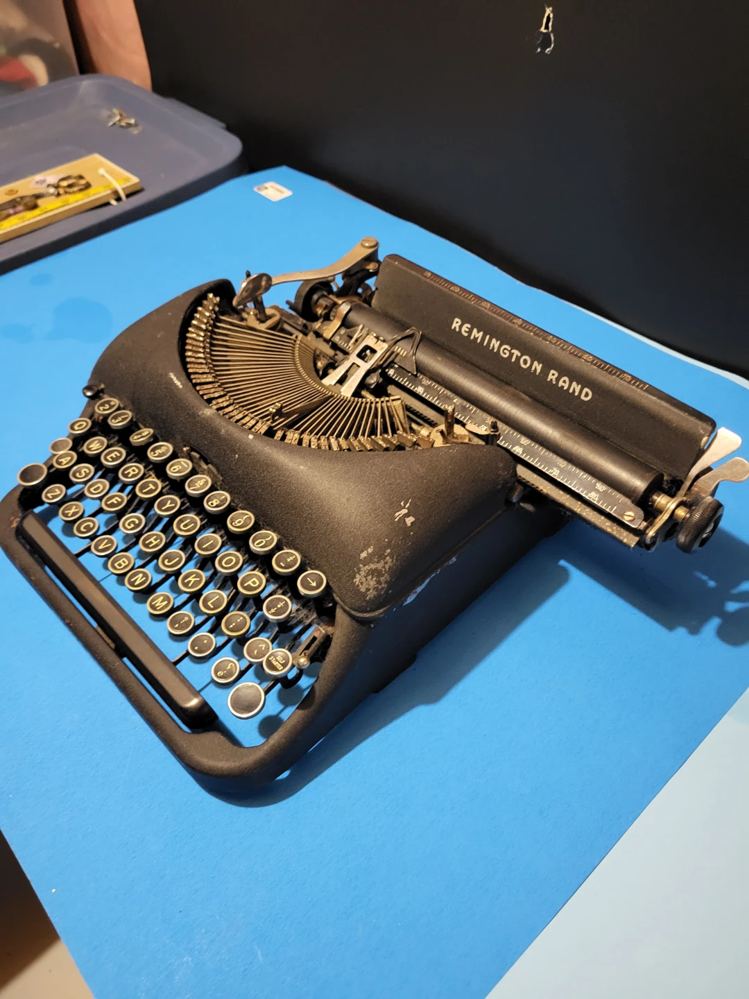 Antique Remington Rand Deluxe Model 5 Typewriter - photo 2