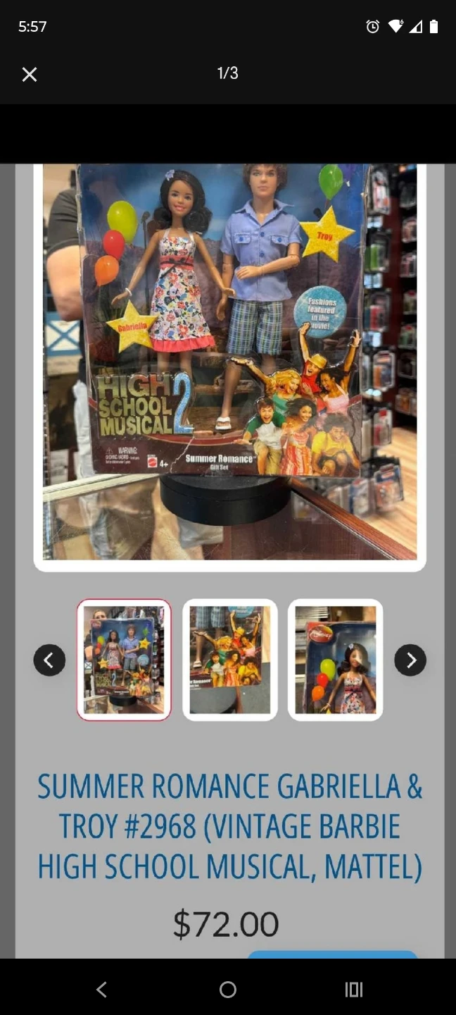 High School Musical 2 Gabriella & Troy Dolls