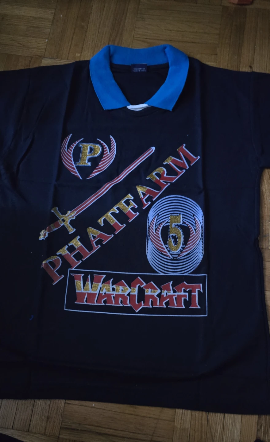 T-Shirts with shine graphic (Purple, Blue, Red, Black)