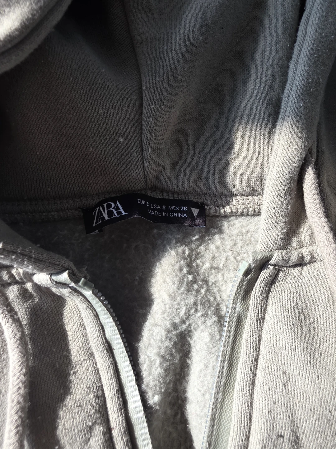 ZARA Cropped Hoodie