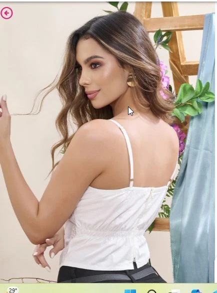 Tissini White Floral Corset Top - photo 5