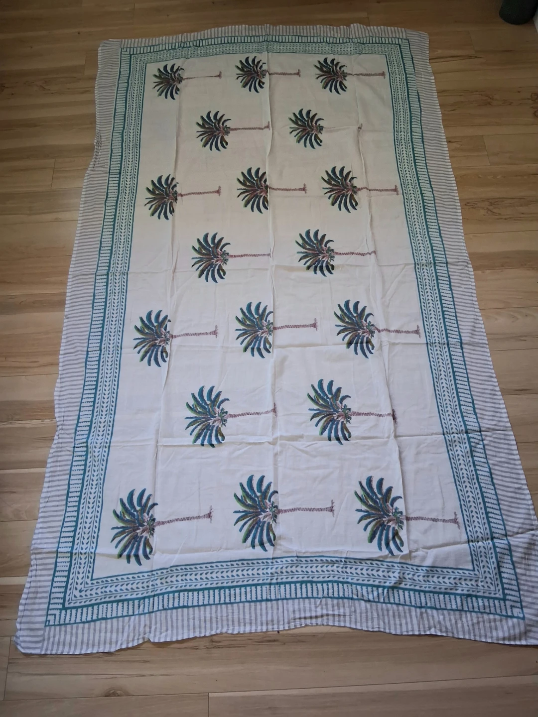 Palm Tree Print scarf/sarong/beach blanket/table cloth