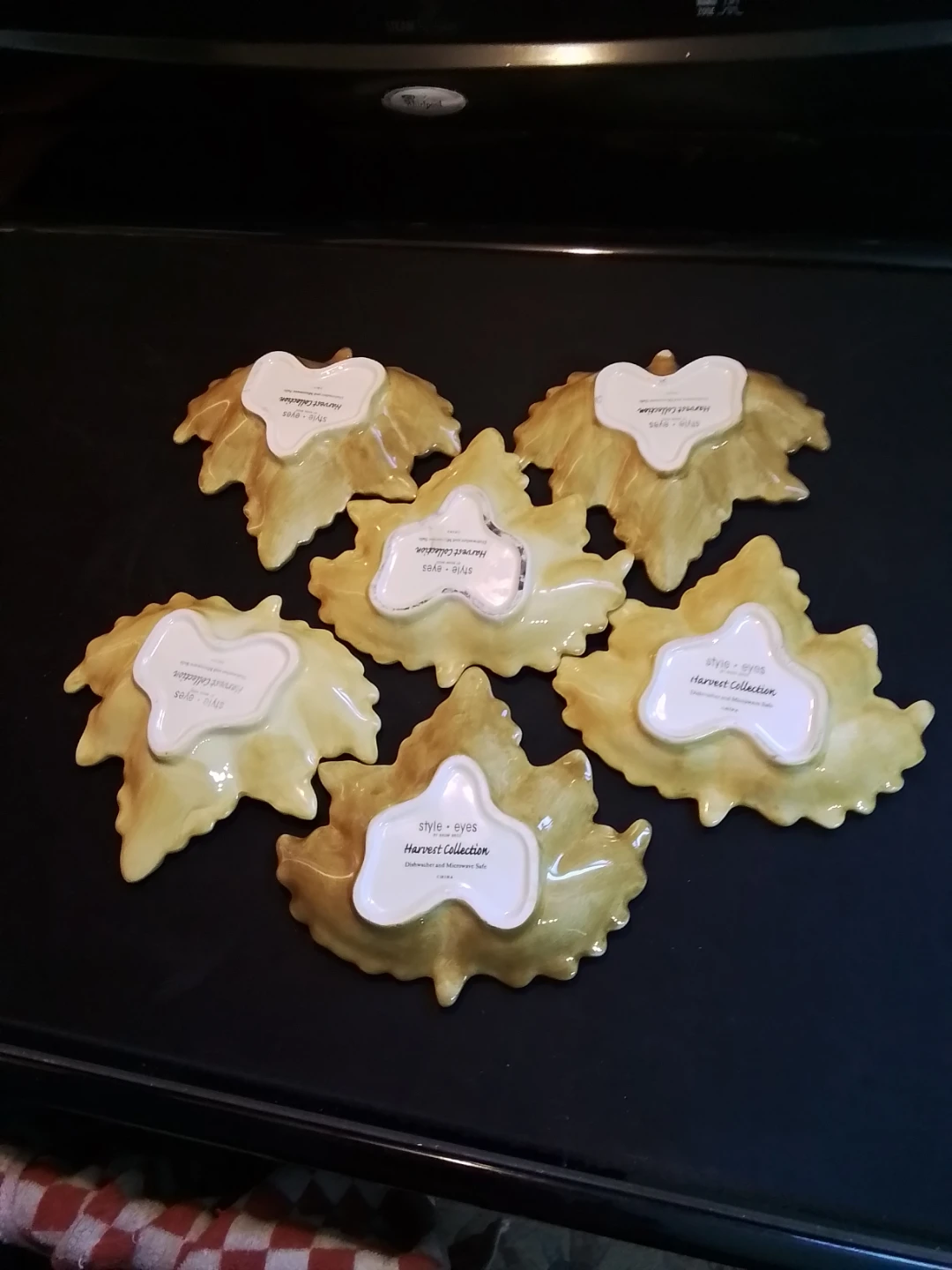 Style & Eyes Harvest Collection Leaf Shaped Dishes (Set of 6) - photo 4