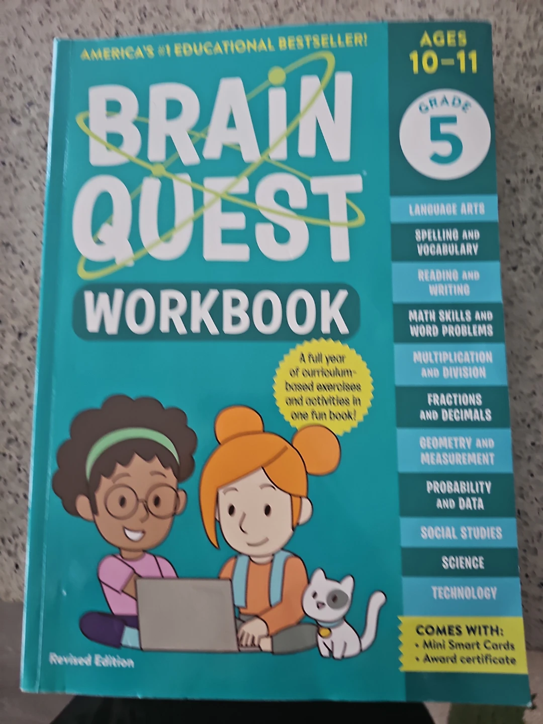 Brain Quest Grade 5 Workbook Ages 10-11