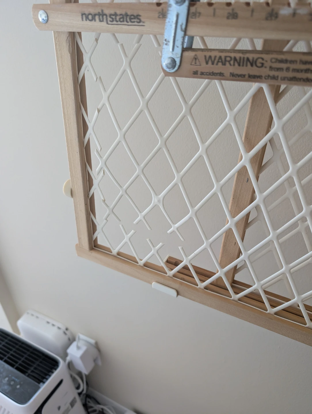 North States Toddleroo Diamond Mesh Gate, Brown - photo 2