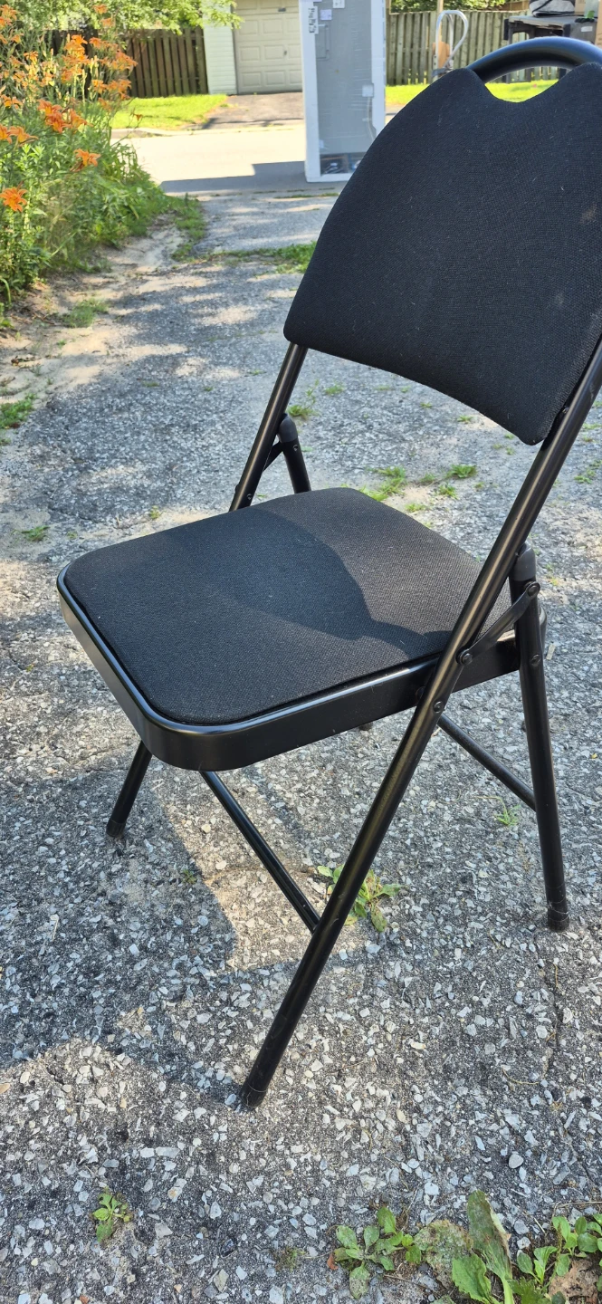 Black Folding Chair
