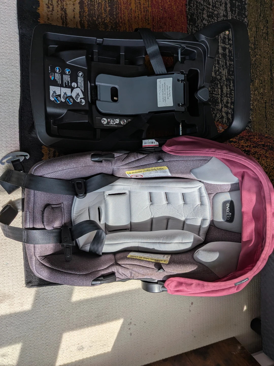 Evenflo Infant Car Seat with Base - photo 3