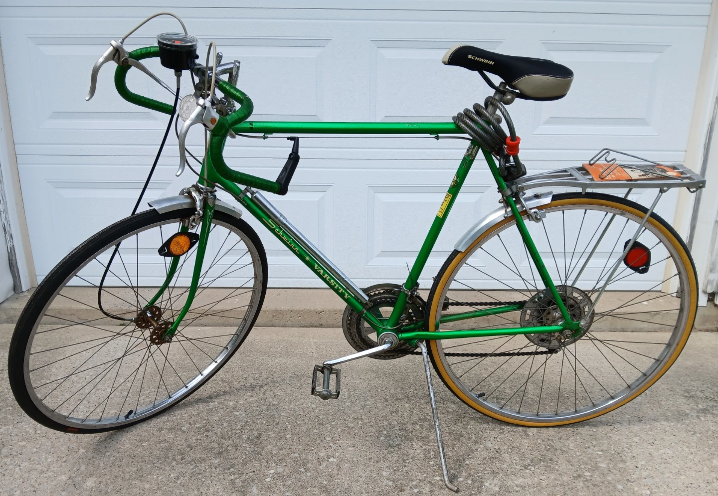 Vintage 1973 Schwinn Varsity 10 Speed Bike